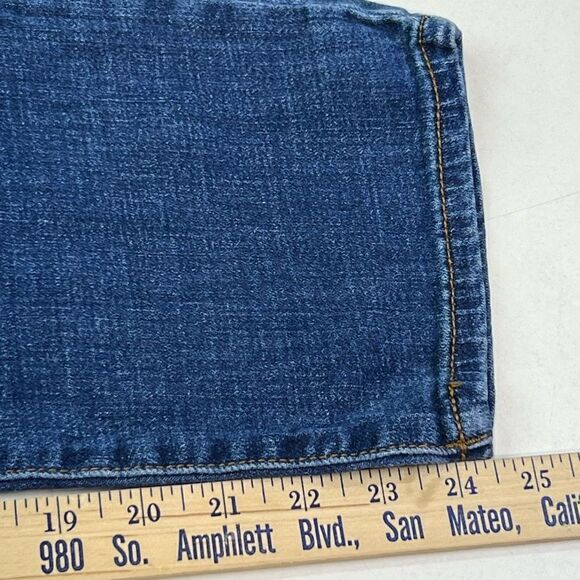 Ella Moss Women's High Waisted Straight Jeans Blue Denim Medium Wash Size 8/29 - Picture 9 of 9